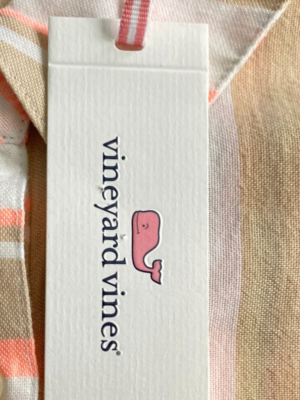 Vineyard Vines Weekend Button Down Blouse Women's 10 NWT 3/4 Sleeves Coastal $98 - Picture 4 of 9